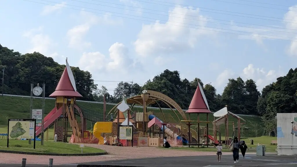 宮崎市清武総合運動公園。遊具が充実しているので子どもに人気の公園